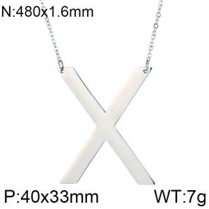 Stainless Steel Necklace - KN26380-K