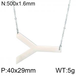 Stainless Steel Necklace - KN26381-K
