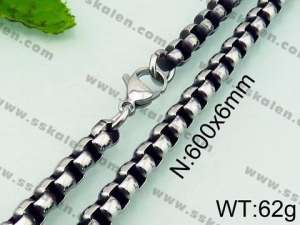 Stainless Steel Necklace - KN26957-TJY