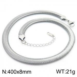 Stainless steel snake bone chain - KN281812-Z