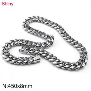 Stainless Steel Necklace - KN282246-Z