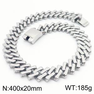 Stainless Steel Necklace - KN282963-KJX