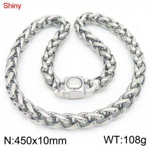 Stainless Steel Necklace - KN283490-Z