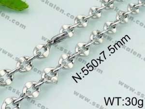 Stainless Steel Necklace - KN28359-Z