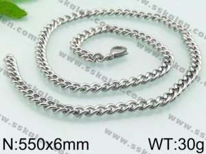 Stainless Steel Necklace - KN28382-Z