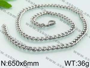 Stainless Steel Necklace - KN28384-Z