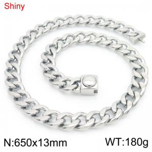 Stainless Steel Necklace - KN283844-Z