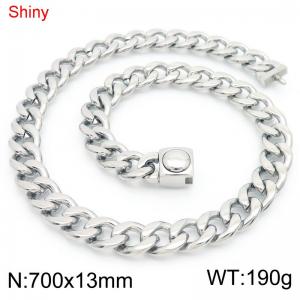 Stainless Steel Necklace - KN283845-Z