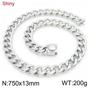 Stainless Steel Necklace - KN283846-Z