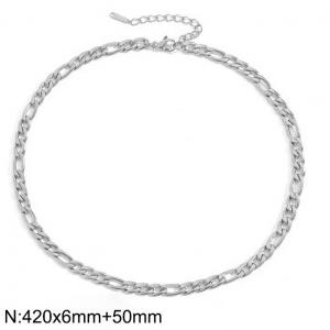 Stainless steel 3:1NK chain necklace - KN283970-Z