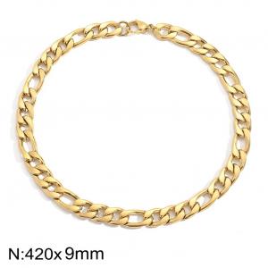 Stainless steel 3:1NK chain necklace - KN283975-Z