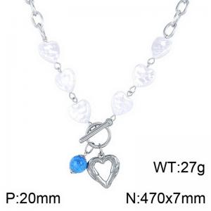Stainless Steel Necklace - KN284113-NJ