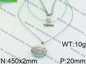 Stainless Steel Necklace - KN28482-Z