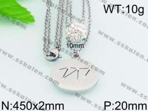 Stainless Steel Necklace - KN28488-Z