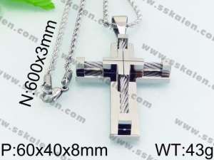 Stainless Steel Necklace - KN28510-K