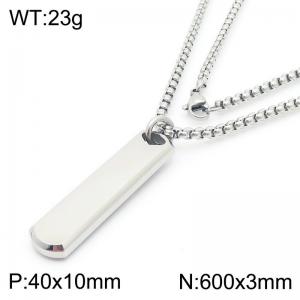 Stainless Steel Necklace - KN285569-KFC