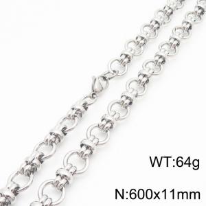 Stainless Steel Necklace - KN286930-TSC