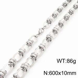 Stainless Steel Necklace - KN286932-TSC