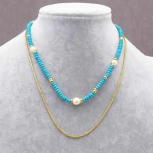 Bead Necklace - KN288289-FA