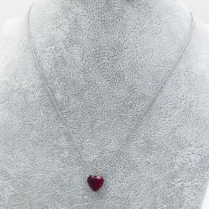 Stainless Steel Stone Necklace - KN289001-HR