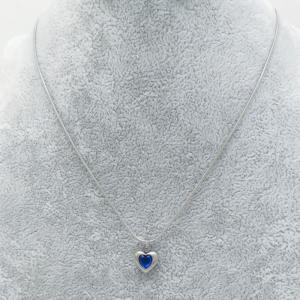 Stainless Steel Stone Necklace - KN289009-HR