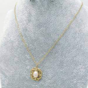 SS Gold-Plating Necklace - KN289153-SP