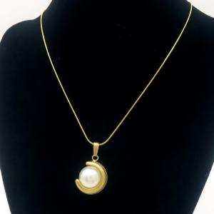 SS Gold-Plating Necklace - KN289460-MI