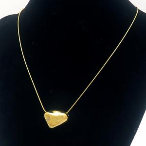 SS Gold-Plating Necklace - KN289466-MI