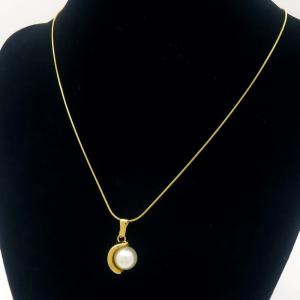 SS Gold-Plating Necklace - KN289475-MI