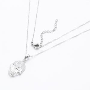 Stainless Steel Stone Necklace - KN289673-KD