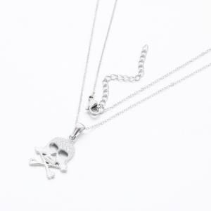 Stainless Steel Stone Necklace - KN289675-KD