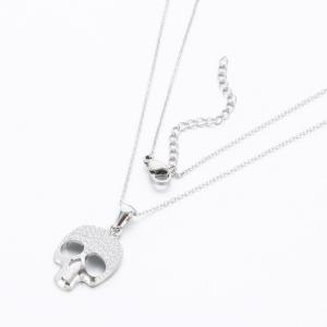 Stainless Steel Stone Necklace - KN289682-KD