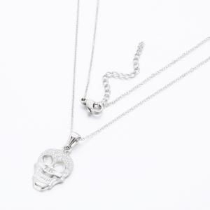 Stainless Steel Stone Necklace - KN289686-KD