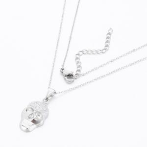 Stainless Steel Stone Necklace - KN289690-KD