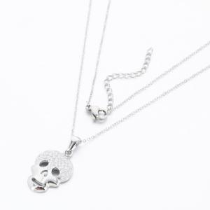 Stainless Steel Stone Necklace - KN289694-KD