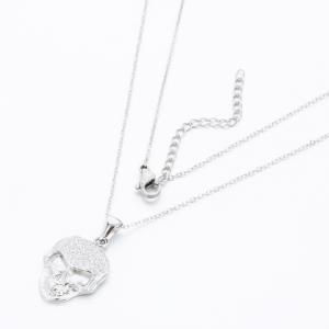 Stainless Steel Stone Necklace - KN289699-KD