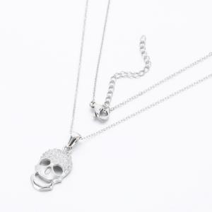 Stainless Steel Stone Necklace - KN289702-KD