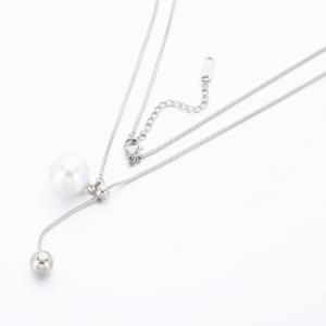 Stainless Steel Necklace - KN289768-HM