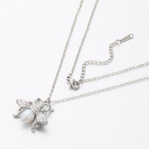 Stainless Steel Necklace - KN289826-SP