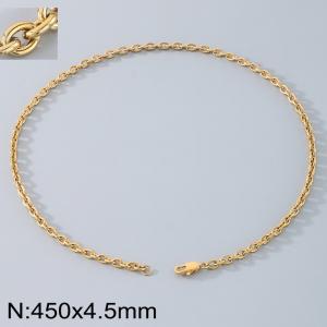 Stainless steel O-chain necklace - KN290167-Z