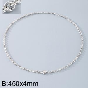 Stainless steel O-chain necklace - KN290170-Z