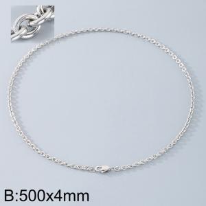 Stainless steel O-chain necklace - KN290715-Z