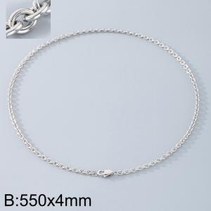 Stainless steel O-chain necklace - KN290716-Z