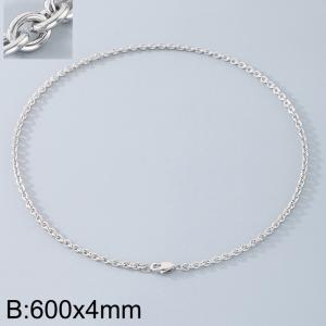 Stainless steel O-chain necklace - KN290717-Z