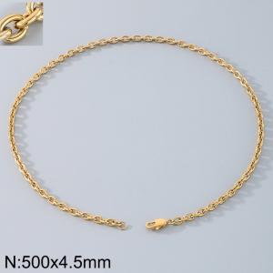 Stainless steel O-chain necklace - KN290719-Z