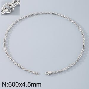 Stainless steel O-chain necklace - KN290725-Z