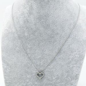 Stainless Steel Stone Necklace - KN290873-HR