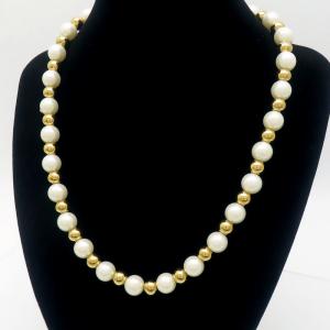 Bead Necklace - KN290938-WH