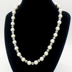 Bead Necklace - KN290939-WH