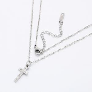 Stainless Steel Necklace - KN290960-SP